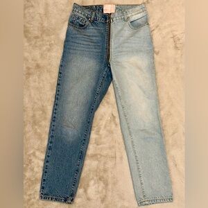 REVICE Two-Tone Denim Jeans